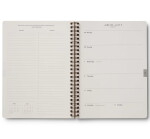 Rifle Paper Co. Plánovací kroužkový diář 2026 Dahlia, červená barva, papír