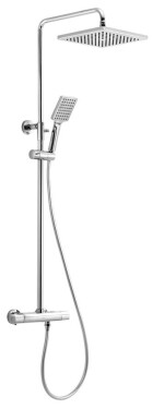 SAPHO - Sprchový sloup s termostatickou baterií, chrom KJ139