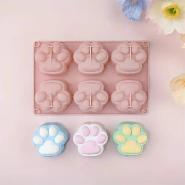 Dortisimo Silikonová forma na pečení/na mražené dezerty Tlapky (na 6 ks) 20 x 13 cm