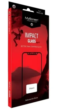 MyScreen ImpactGLASS Edge3D černá / Hybridní sklo / Apple iPhone X/XS/11 Pro / Anti-shock (M3413IMPG 3D BLACK)