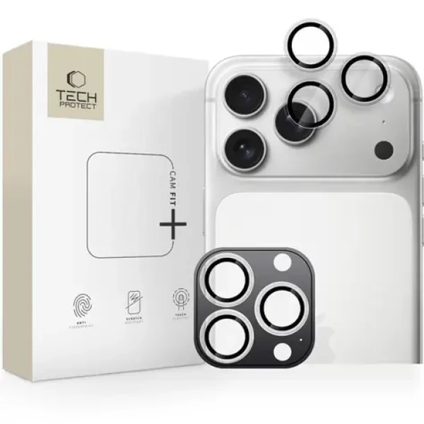 Tech-Protect Camring Fit+ čirá / Ochranný kryt fotoaparátu / Apple iPhone 14-17 Pro/Pro Max