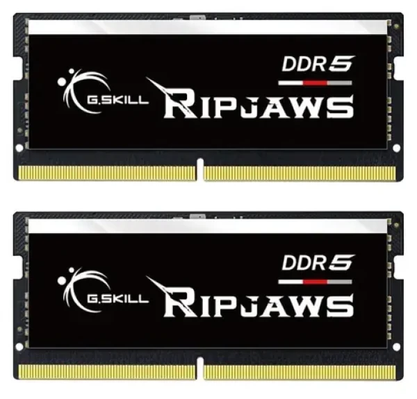 G.Skill Ripjaws 32GB (2x 16GB) 4800MHz / DDR5 / CL34 / SO-DIMM / 1.1V / XMP 3.0 (F5-4800S3434A16GX2-RS)