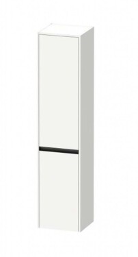 DURAVIT - Ketho.2 Vysoká skříňka 176x40x36 cm, 2 dvířka, panty vlevo, matná bílá K21329L18180000