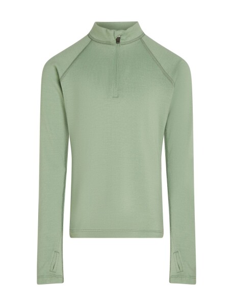 Dětské merino tričko s dlouhým rukávem ICEBREAKER Kids 260 Tech LS Half Zip, Seaglass velikost: 4