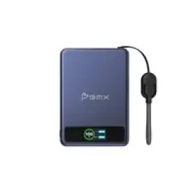 BMX SolidSafe™ 5K Solid-State magnetická powerbanka modrá / 5000 mAh / 20W / 1x USB-C (BMX-B939-05-BU)