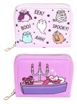 Malá peněženka se zipem Pusheen kočka - Halloween