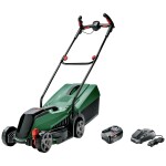 Einhell GE-CM 36/33 Li / Aku Sekačka na trávu / 2x18 V / 3400 ot-min / až 250 m2 / Záběr 33 cm / Koš 30 L / 2x 2.5 Ah (3413210)