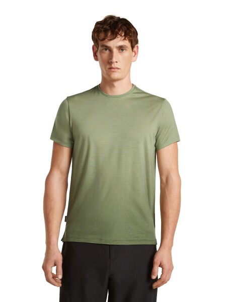 Pánské merino triko s krátkým rukávem ICEBREAKER Mens 125 Cool-Lite Sphere SS Tee Alta, Lichen velikost: M