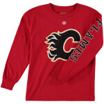 Dětské tričko Calgary Flames Old Time Hockey Two Hit Long Sleeve Velikost: Dětské L (13 - 14 let)