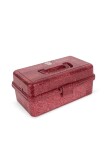 Konges Sløjd Kreativní sada pro děti v úložném boxu Tiger / Rose Glitter Rose Glitter, plast