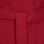 Vaflový župan VOSSEN do sauny, RUBIN, unisex - vel. L