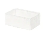 Compactor TEX - košík M bílá / Úložný organizér do zásuvky / 18 x 12 x 7 cm (3370910069525)