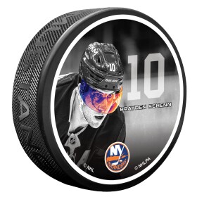 Mustang Puk New York Islanders NHL #10 Schenn Neon Visor
