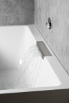 POLYSAN - CASCATA L MONOLITH obdélníková vana 180x80x60cm, kaskáda nerez 73836ML.100