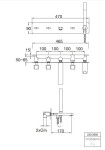 STEINBERG - 230 Vanová baterie pod omítku, pro 2 spotřebiče, s tělesem, chrom 230 2692