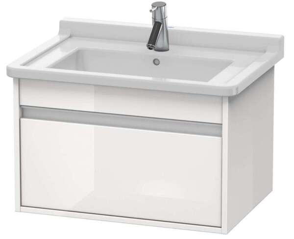 DURAVIT - Ketho Umyvadlová skříňka 41x80x46 cm, 1 zásuvka, lesklá bílá KT666402222