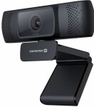 SWISSTEN Webcam FHD 1080P / 1920x1080@30FPS / záběr 84° / mikrofon / USB 2.0 (55000001)