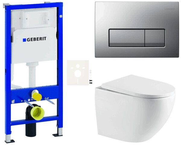 Závěsný WC set Geberit do lehkých stěn / předstěnová SAT SIKOGESTOR67D50 SIKOGESTOR67D50