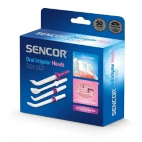 SENCOR SOX 007 Náhradní hlavice pro ústní sprchu bílá (4ks) / pro SENCOR SOI 2x (8590669254958)