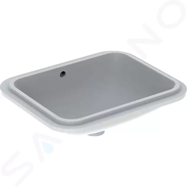 GEBERIT - VariForm Umyvadlo vestavné 530x450 mm, s přepadem, bílá 500.760.01.2