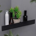 REA - Police do koupelny SF07 black matt REA-06012