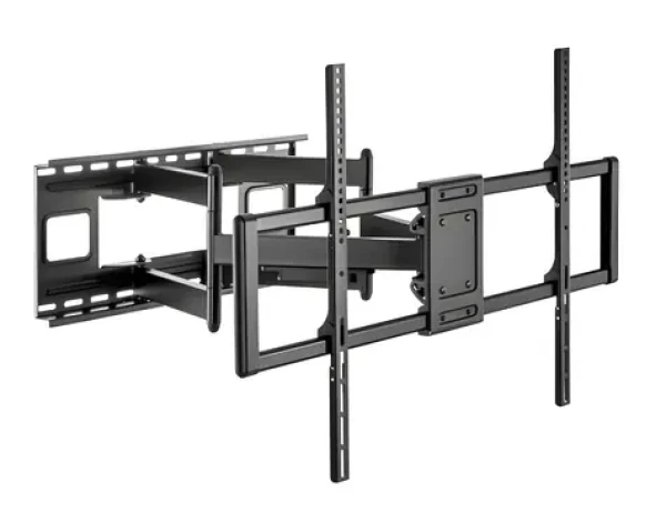 Gembird WM-120ST-01 černá / Držák na zeď pro TV / do 120” / VESA 900x600 / nosnost 120 kg / nastavitelný (WM-120ST-01)