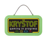 Neonová cedulka se jménem - Kryštof - Albi