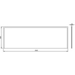 KOLO - Uni 2 Čelní panel k vaně, 1700 mm, bílá PWP2372000