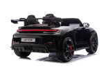 Mamido Elektrické autíčko Porsche 911 GT3 XXL | 24V14Ah | 12km/h | Nafukovací kola | 2x320W | Pro 2 děti | Lakované černé