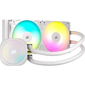 Corsair NAUTILUS ARGB bílá / 2x 120mm / 34dB / 300-2100 RPM / 74.4CFM / Intel + AMD (CW-9060094-WW)