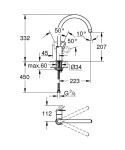 GROHE - BauEdge Dřezová baterie, chrom 31367000