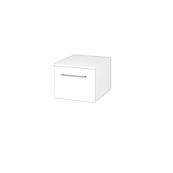 Dřevojas - Nízká skříňka DOS SNZ1 40 - N01 Bílá lesk / Úchytka T04 / N01 Bílá lesk 281540E