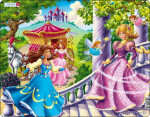 Puzzle MAXI princezny+2 létající/24 dílků,