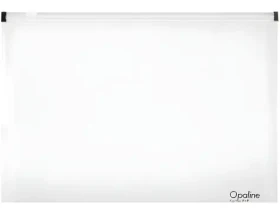 KARTON P+P Opaline A5 čirá / Desky / Zip zavírání / PP / Transparentní (2-406)