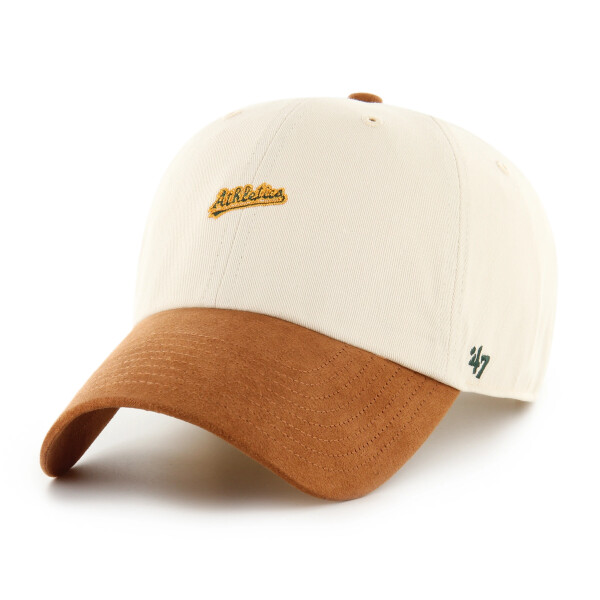 47 Brand Pánská kšiltovka Oakland Athletics MLB Script Suede Visor 47 Clean Up