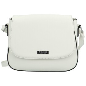 Módní dámská crossbody kabelka Delami Little Charm, bílá