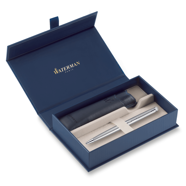 Dárková kazeta Waterman Hémisphère Stainless Steel CT - sada kuličkové pero a pouzdro