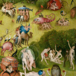 Nástěnný poznámkový kalendář 2026 NOTIQUE - Hieronymus Bosch, 30 x 30 cm