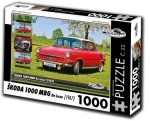 RETRO-AUTA Puzzle č.22 Škoda 1000 MBG De Luxe (1967)