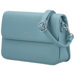 Stylová dámská koženková crossbody kabelka MaxFly Hanele, světle modrá