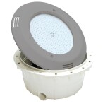 Vagnerpool Podvodní světlomet VA LED bílá, PF, 12 V; 21 W, světle šedá barva, pro betonové bazény