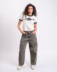 Tričko Carhartt WIP W' S/S Outlaw Star Ringer T-Shirt Wax/Black heavy stone wash