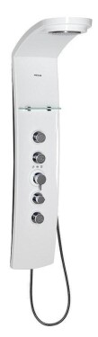 POLYSAN - LUK termostatický sprchový panel 250x1300, bílá 80312