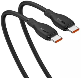 Baseus 1,2 m černá / Datový kabel / USB-C - USB-C (6932172650223)