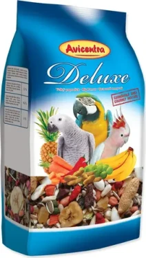 Avicentra Deluxe velký papoušek 15 kg / Krmivo pro velké papoušky / zrninová směs s ořechy (200394)