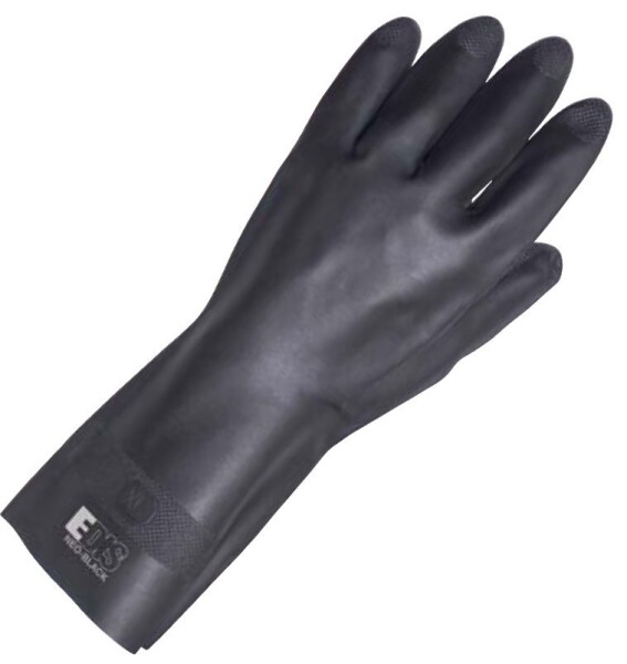 Ochranné pracovní rukavice EDIS NEO-BLACK NEOPRÉN - černá * Barva: Černá, Velikost rukavic: 7 C31324