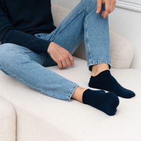 Pánské ponožky 157 dark blue - Steven tmavě modrá 35/37