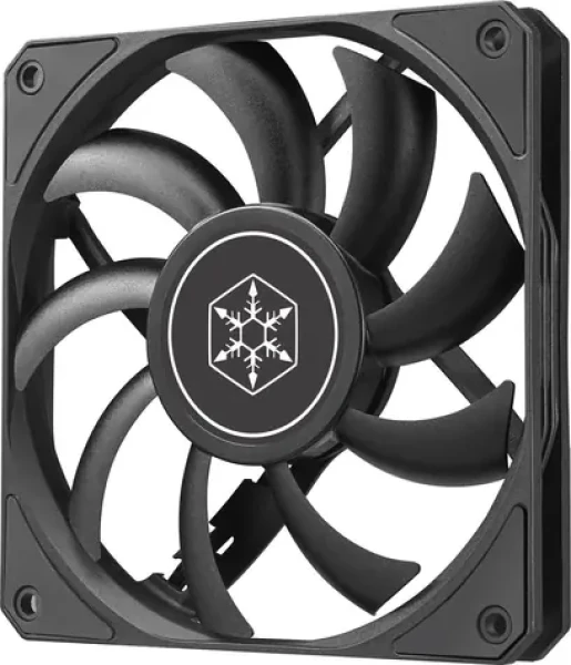 SilverStone SST-AS120B černá/průhledná / Ventilátor pro PC skříň / 120 mm / PWM / 1800 ot./min (SST-AS120B)
