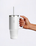 Hydro Flask Travel Tumbler (710 ml) White