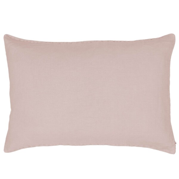 Ib Laursen Lněný povlak na polštář Dusty Pink 40 x 60 cm, růžová barva